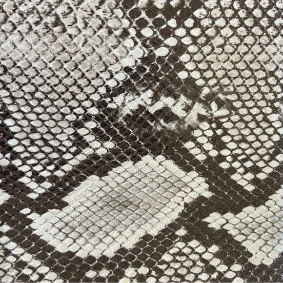 NWT Brooks Brothers Snakeskin Print Foldover/Envelope Leather Clutch - Picture 7 of 15